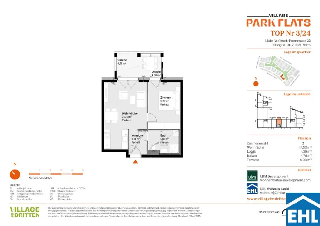 Attraktives Investment im 3. Bezirk: PARK FLATS für Anleger