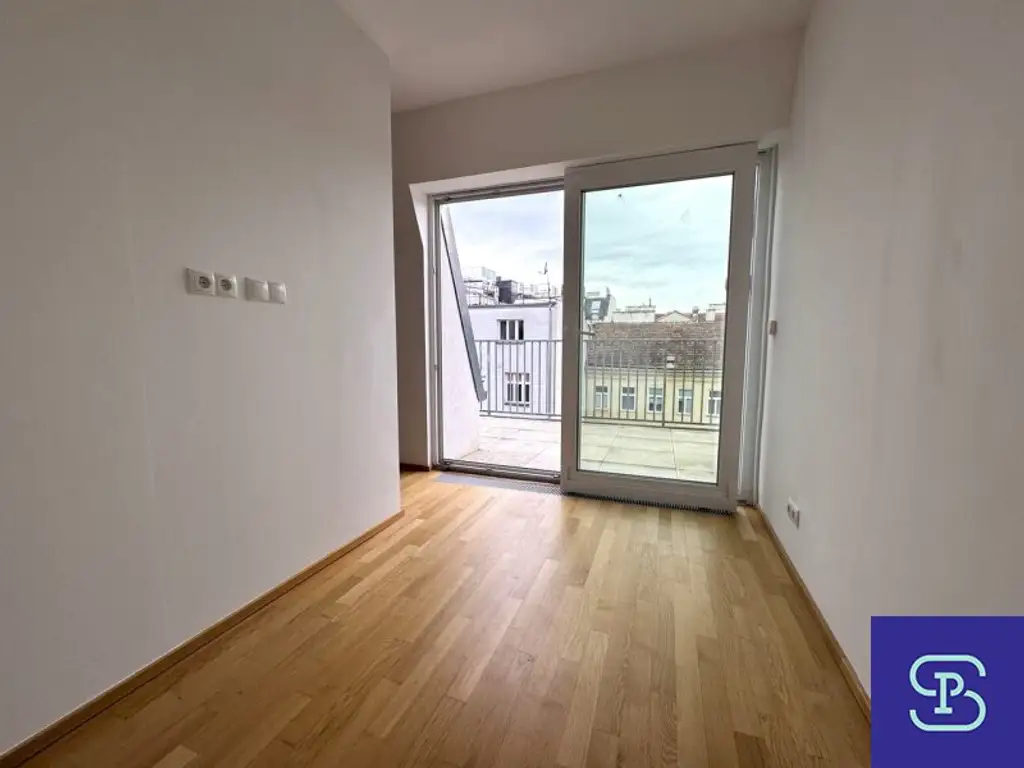 Provisionsfrei: Klimatisierte 35m² DG-Wohnung + 9m² Terrasse mit Einbauküche - 1100 Wien