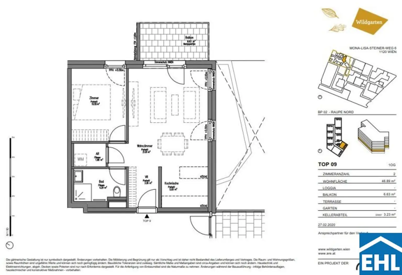 WOHNQUARTIER WILDGARTEN - Familienfreundliches Wohnen auf der Sonnenseite Wiens direkt am Rosenhügel