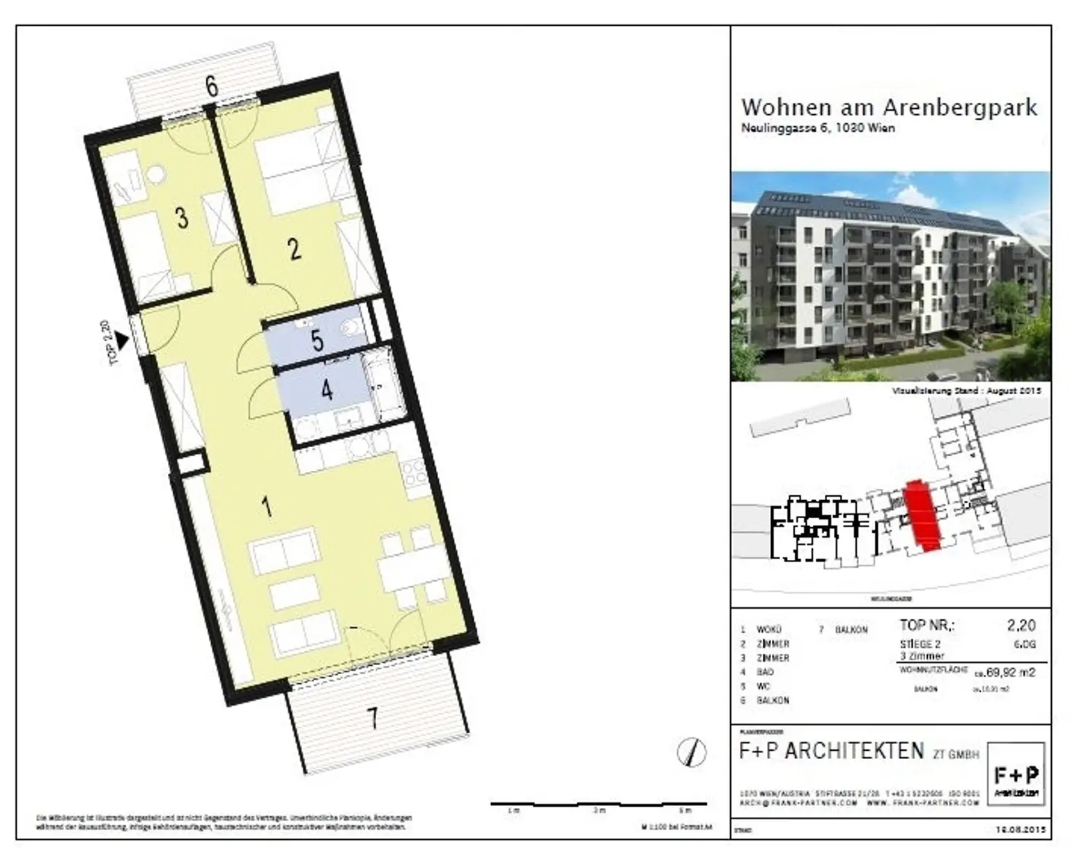 Moderne 3-Zimmer-Wohnung mit Balkon - Wohnen am Arenbergpark!