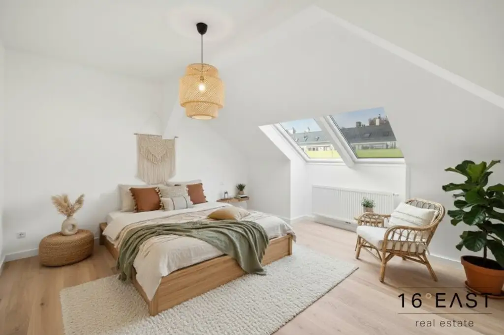PREISREDUKTION! Exklusive Dachgeschosswohnung mit südwest Terrasse in den Innenhof - Alleinlage im Dachgeschoss - ERSTBEZUG!