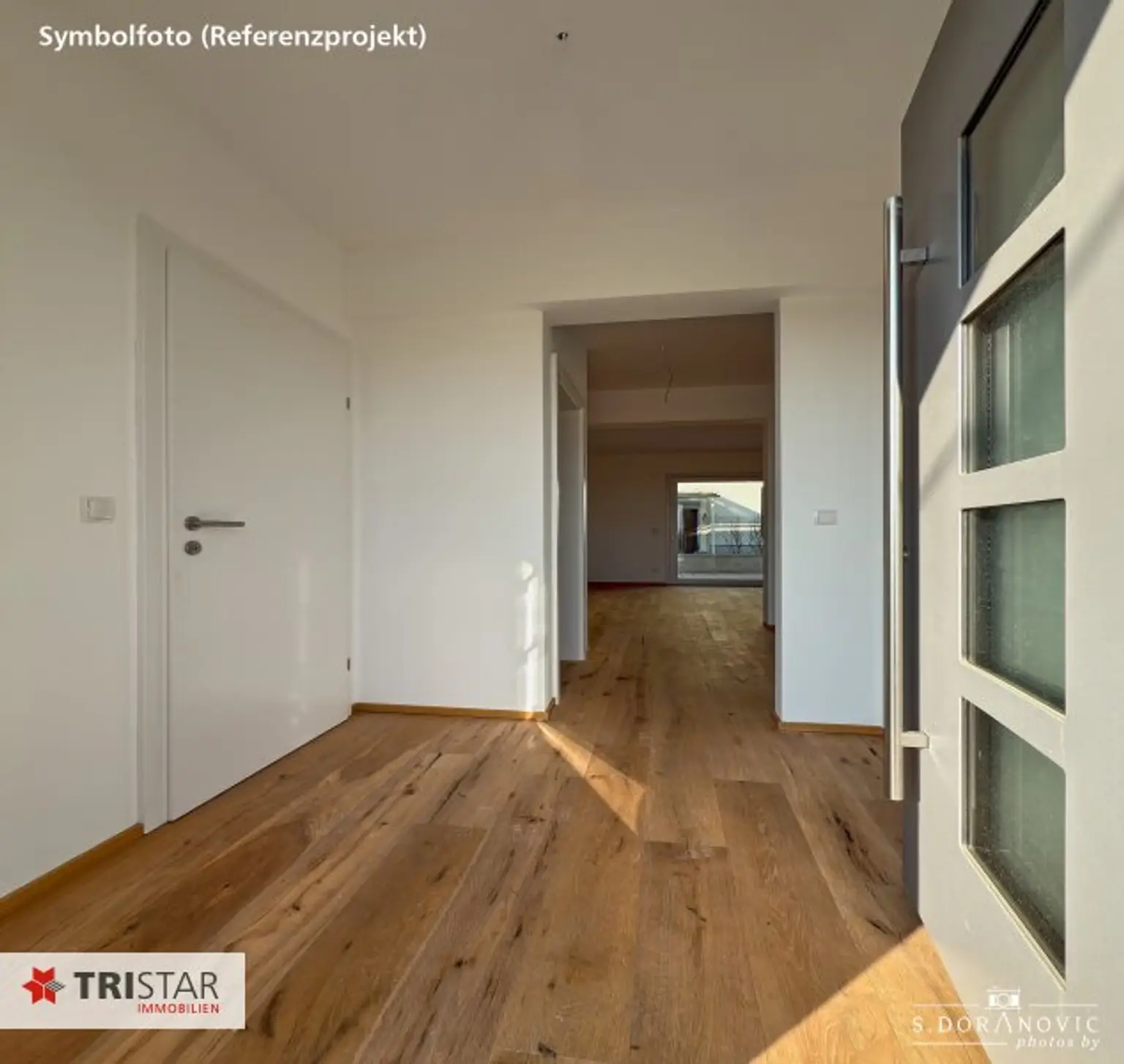 NEU • FAMILIENTRAUM • 4 HÄUSER • GARTEN • TERRASSE • PKW-STELLPLÄTZE • NÄHE LOBAU • LUFTWÄRMEPUMPE • 1220 WIEN