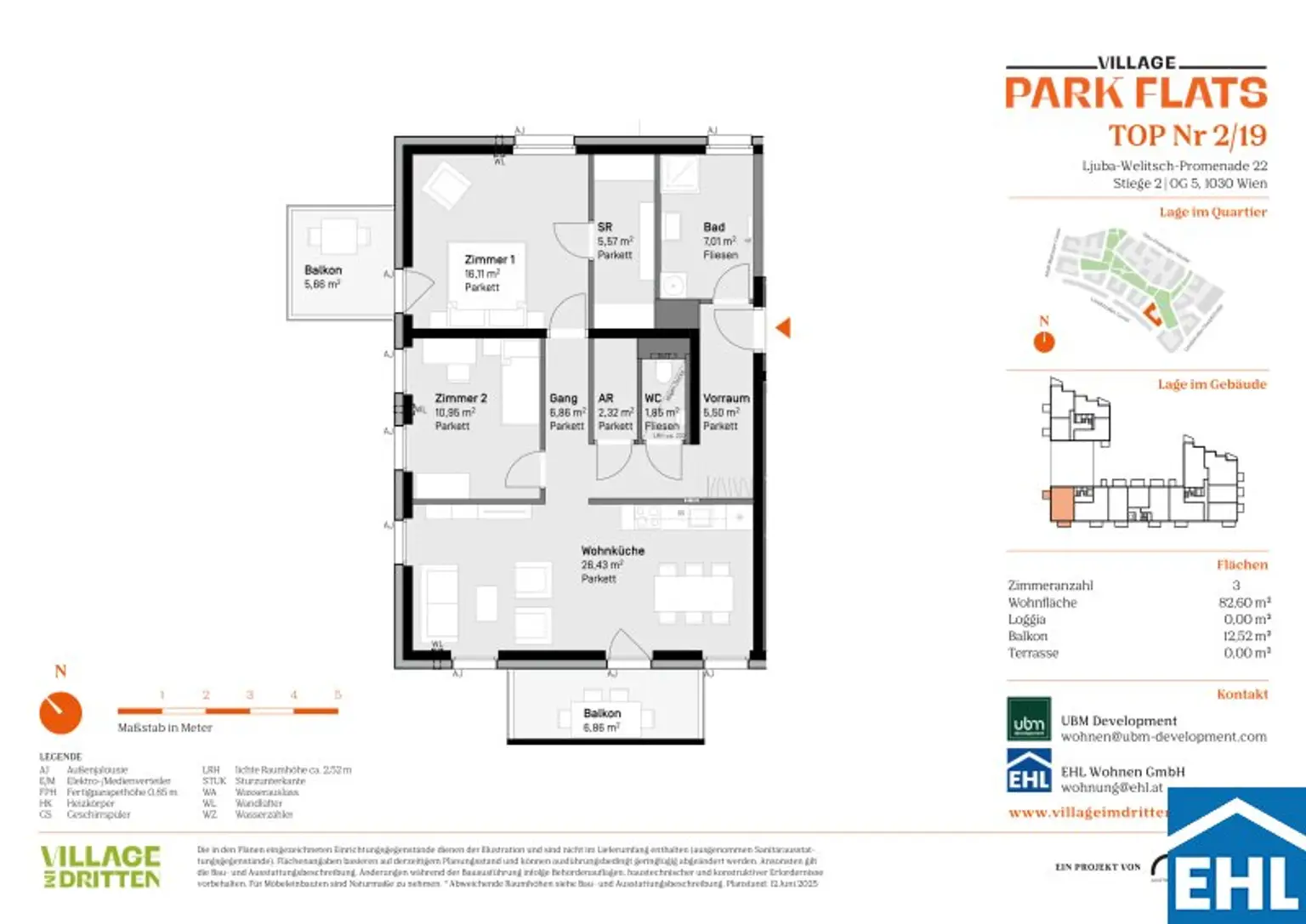 Anlage mit Potenzial: Modernes Wohnen in den PARK FLATS im 3. Bezirk