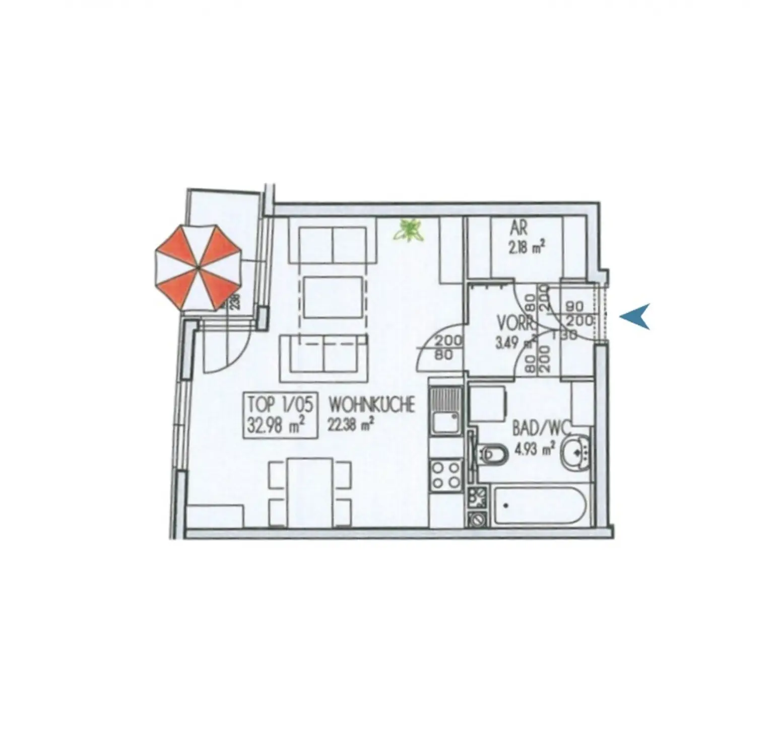 LOGGIATRAUM | HELLE SINGLE-WOHNUNG | U-BAHN NÄHE | FERNWÄRME