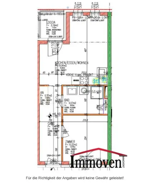 2 Zimmer-Neubauwohnung mit großem Balkon nahe der FH Joanneum!