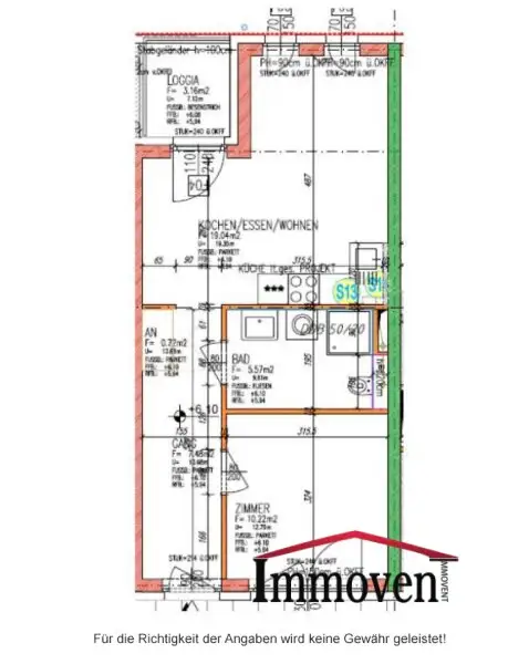 2 Zimmer-Neubauwohnung mit großem Balkon nahe der FH Joanneum!