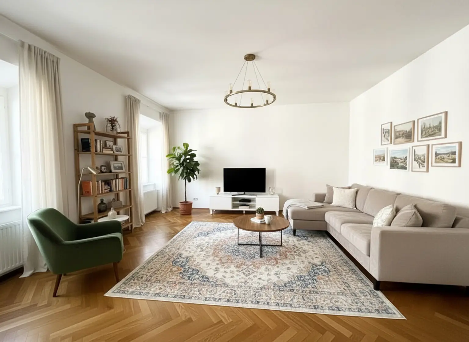 UNBEFRISTET: Klimatisierte Altbauwohnung im Stadtzentrum