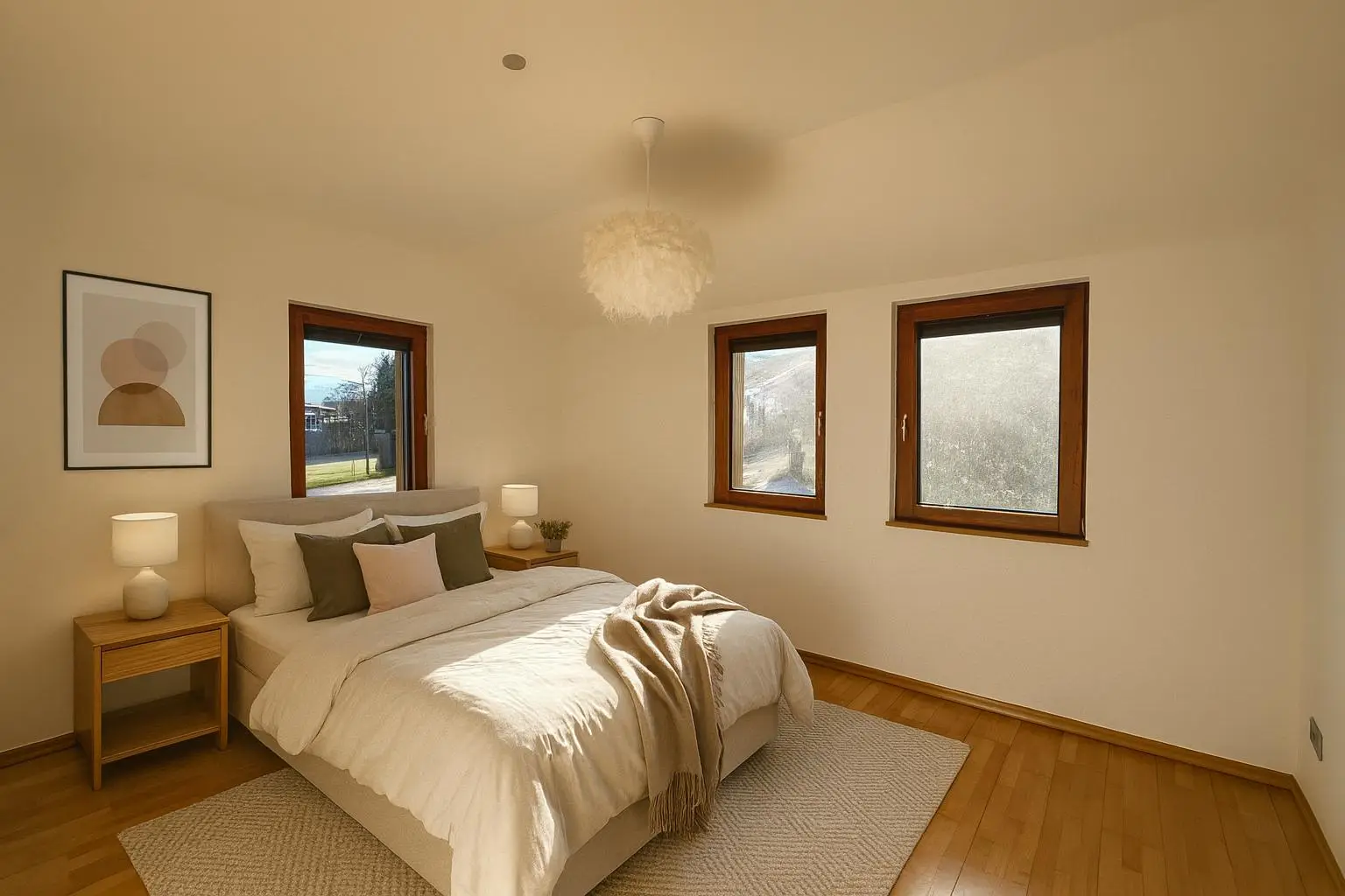 AI Visualisierung - Schlafzimmer 1