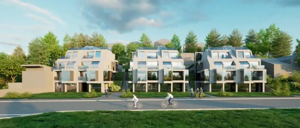 "SONDERPREIS" sonniges Bauträgergrundstück Baubewilligt - Wohnbau mit Gärten und Terrassen