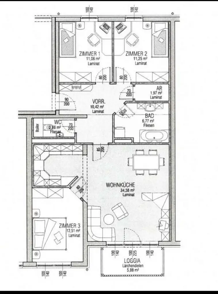 100m² 4-ZIMMER PREIS-SENSATION! NEUWERTIG! RUHIG! SUPER LAGE!