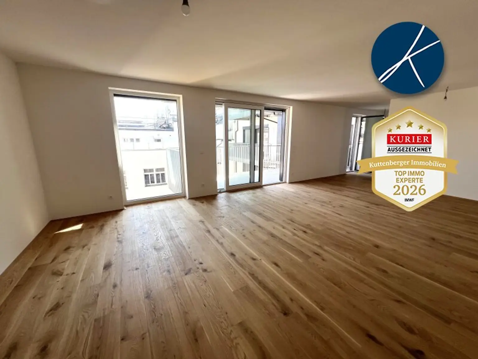 Wohnküche, Parkett, 45 m²