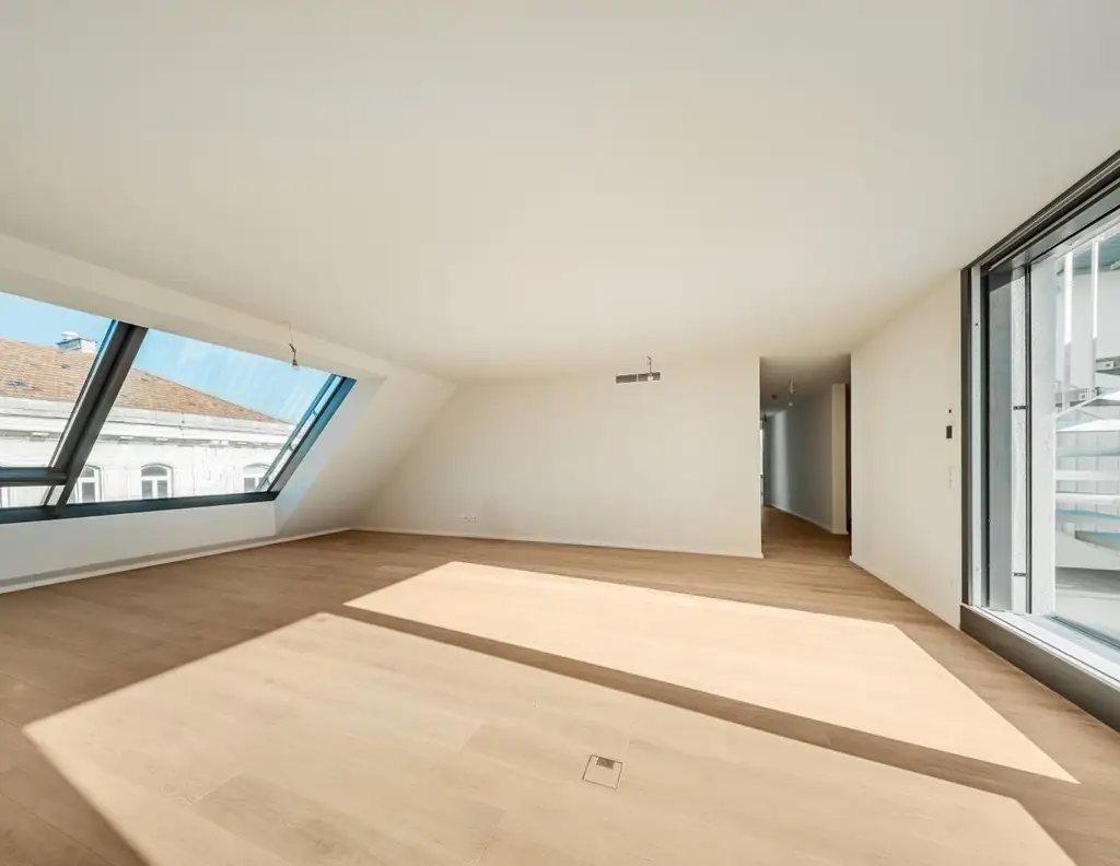 ESSENZ NO. 1 - Die neue Avantgarde des Wohnens - Luxuriöse 4-Zimmer-Wohnung mit Dachterrasse