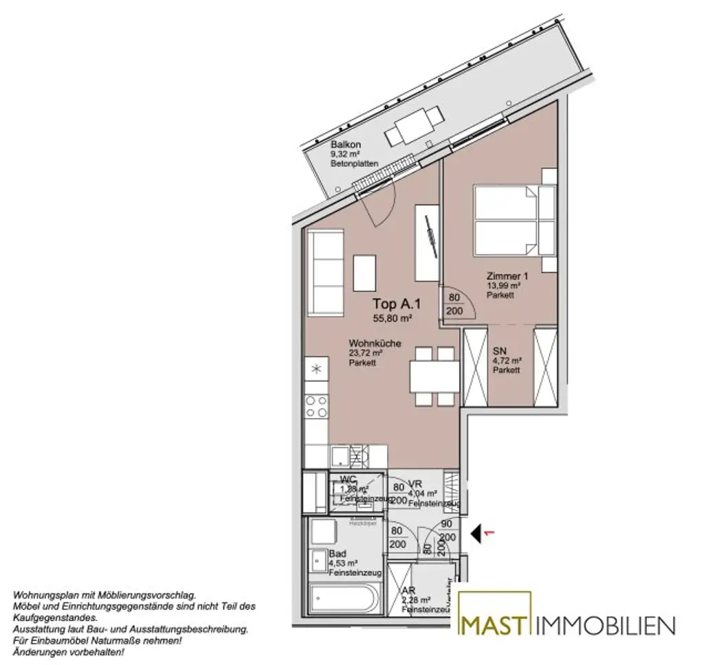 *Provisionsfrei* 2-Zimmer Wohnung unweit der Alten Donau und des Donauzentrums!!