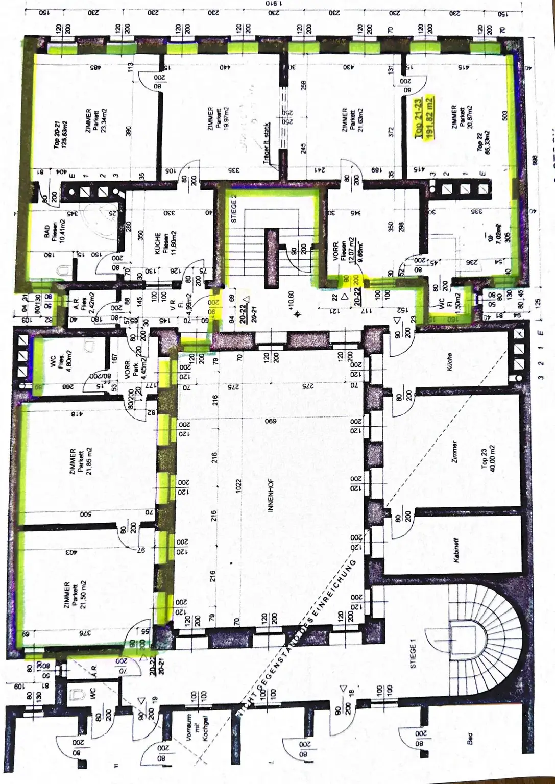 Ruheinsel nächst Parlament
