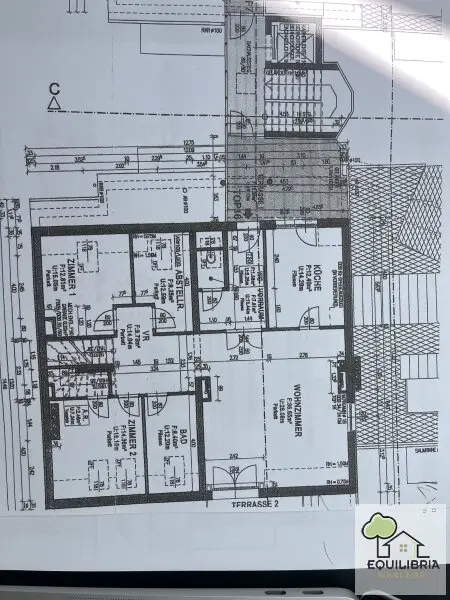 Traumhafte DG-Wohnung im Zentrum von Klosterneuburg -  57m2 große  Dachterrasse - Gekühlt  - Garage - Gartennutzung!