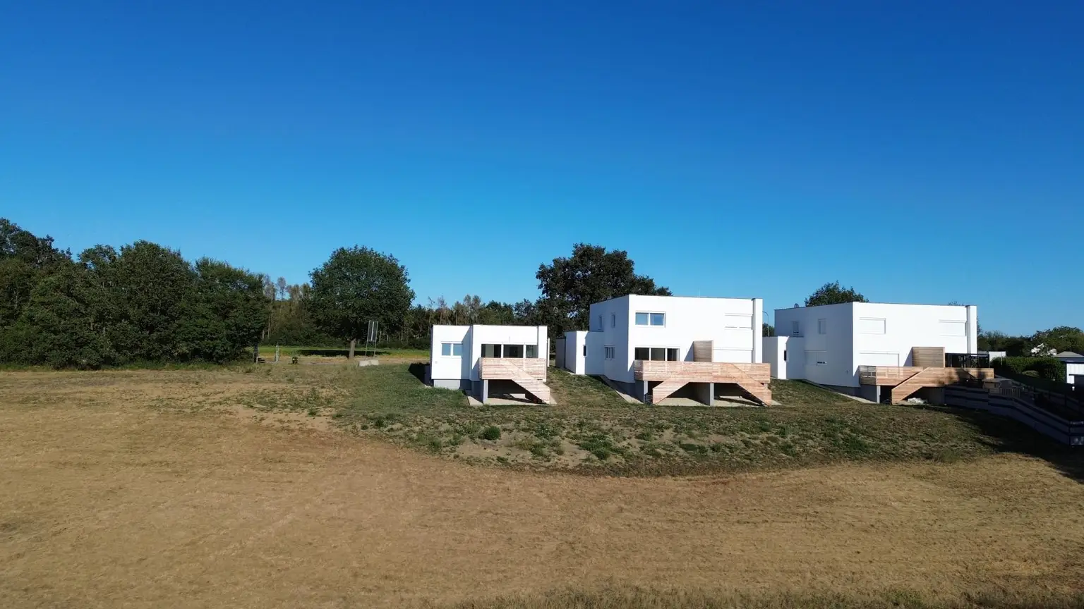 Drohnenansicht von Westen