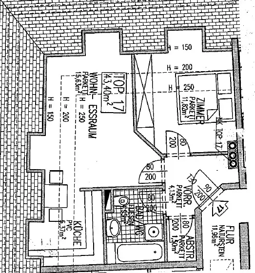Citywohnung - 2 Zimmer Wohnung  im Dachgeschoss