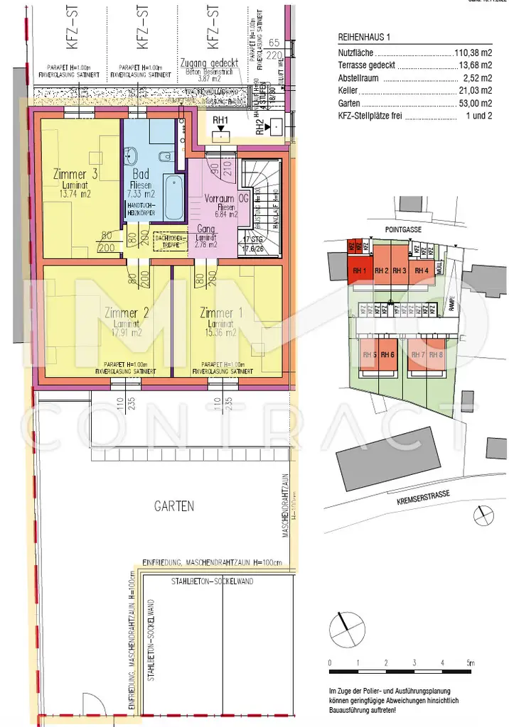 FAMILIENNEST mit GARTEN - *gefördert*
4ZI - Reihenhaus mit viel Stauraum und 2Stellplätzen!