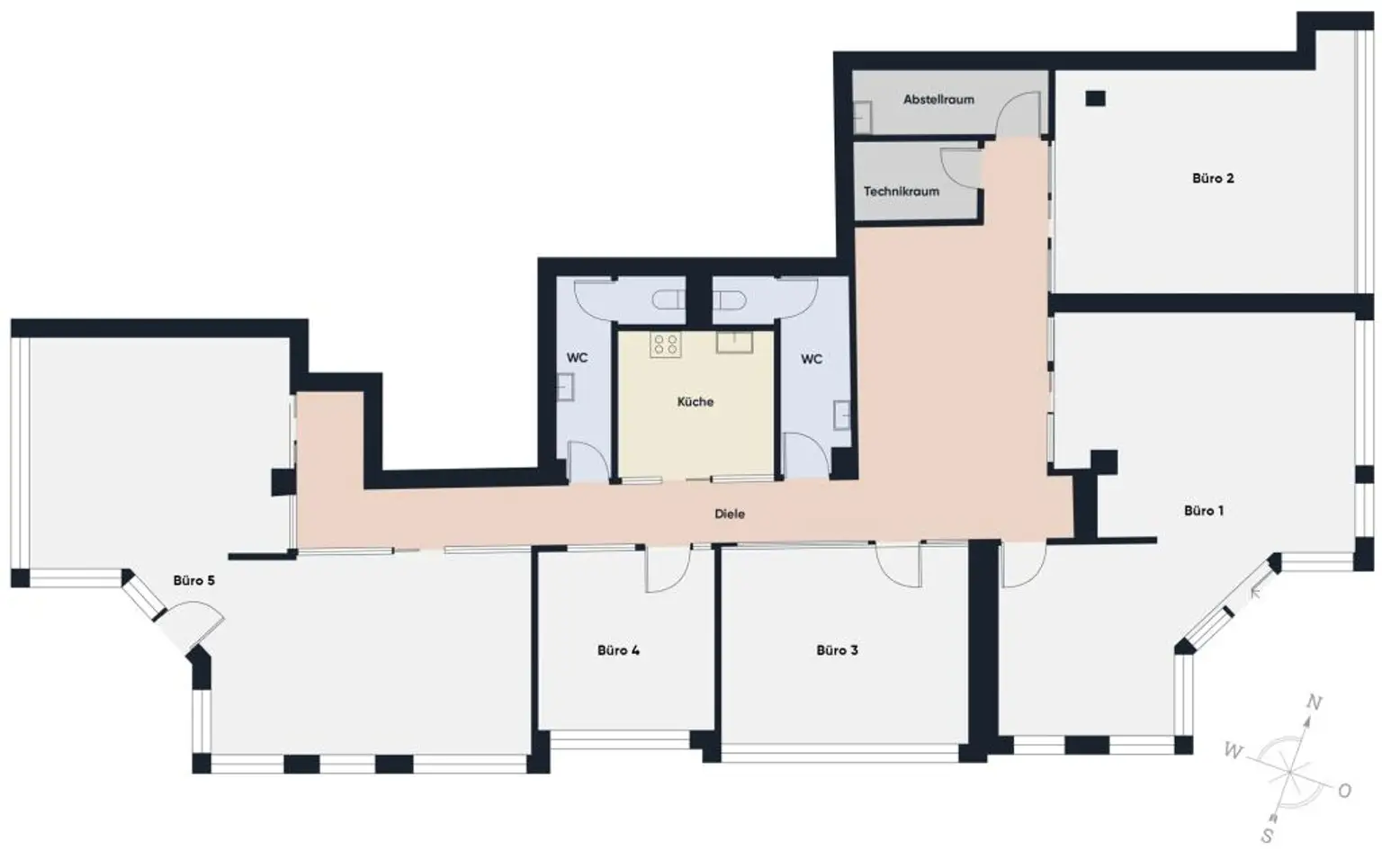 Grundriss ohne Maßstab