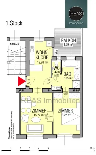 Provisionsfrei: Vollausgestattetes Apartment mit Möblierung und Balkon in Sieveringer Bestlage! Klimatisiert!
