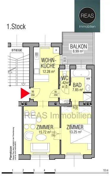 Provisionsfrei: Vollausgestattetes Apartment mit Möblierung und Balkon in Sieveringer Bestlage! Klimatisiert!