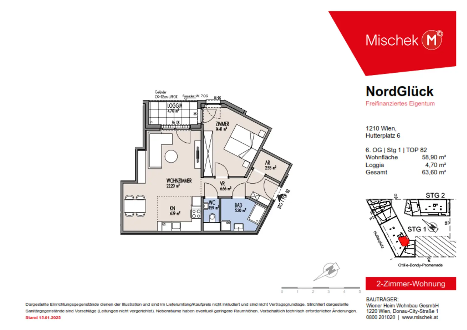 Erstbezug! Traumhafte 2-Zimmer-Neubauwohnung – Provisionsfrei sichern!
