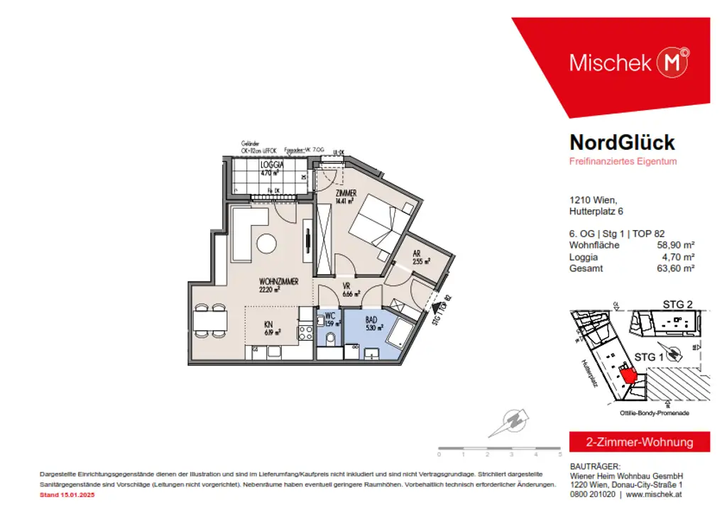 Erstbezug! Traumhafte 2-Zimmer-Neubauwohnung – Provisionsfrei sichern!