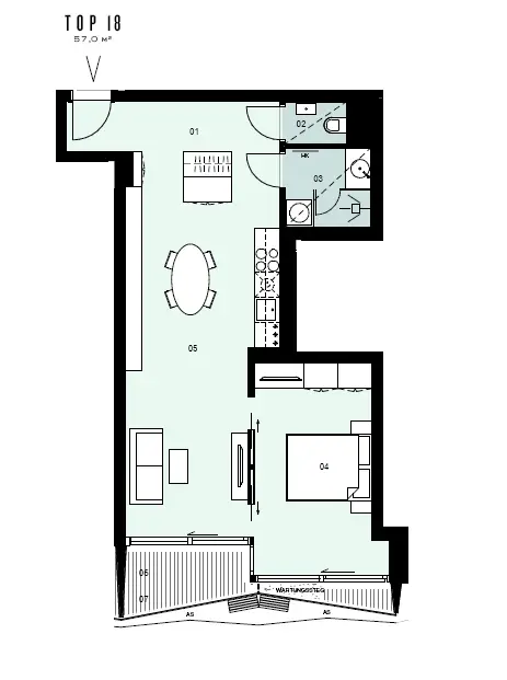 Exklusives City-Apartment im „Kayser“ – Stilvoll wohnen am Franz-Josefs-Kai