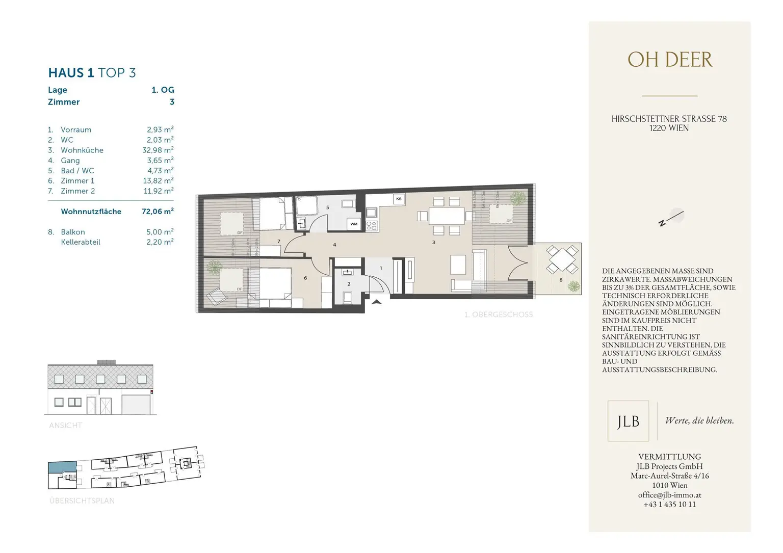 Grundriss Oh Deer – JLB