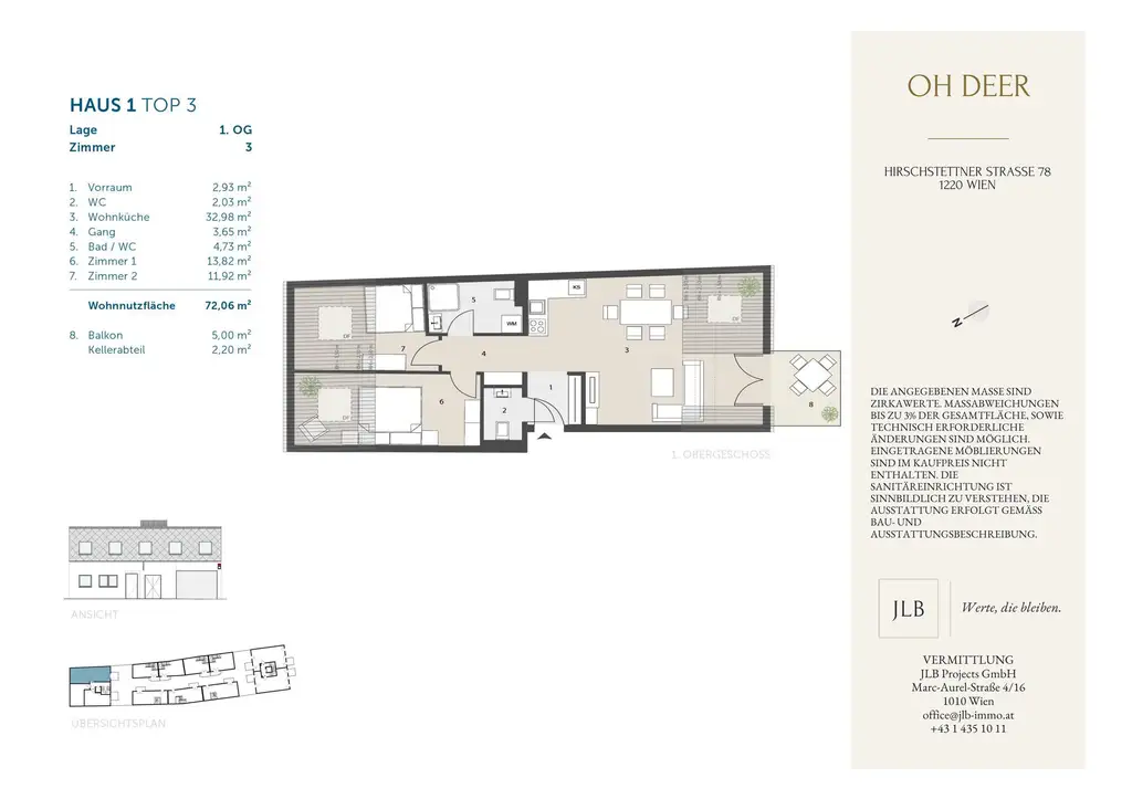Grundriss Oh Deer – JLB