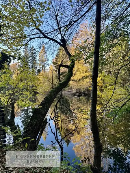 EIN PRIVATES PARADIES ZU JEDER JAHRESZEIT /// HISTORISCHES LANDHAUS MIT PARK, WALD, BACH UND BADESEE