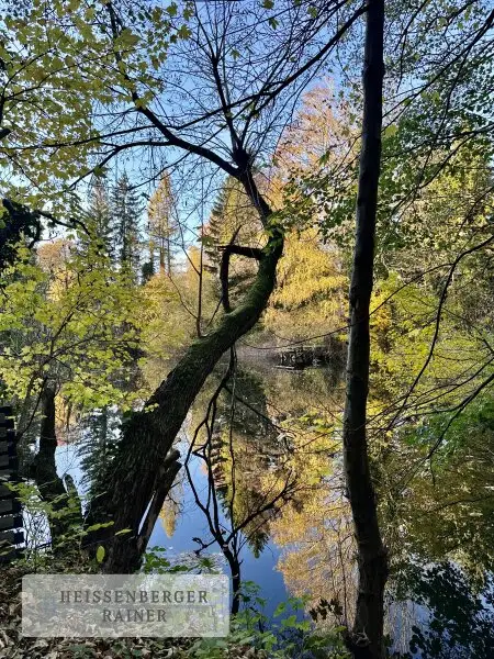 EIN PRIVATES PARADIES ZU JEDER JAHRESZEIT /// HISTORISCHES LANDHAUS MIT PARK, WALD, BACH UND BADESEE