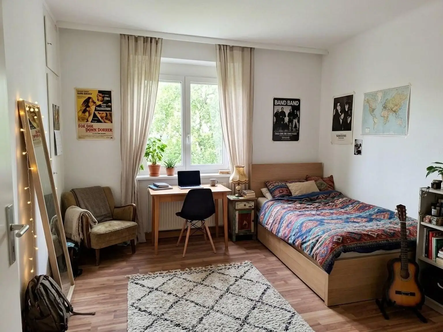 Zimmer 2, Einrichtungsbeispiel