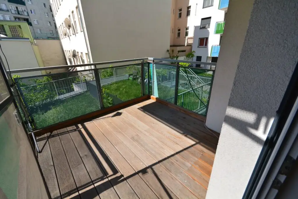3 Zimmer Neubauwohnung mit Balkon und Garten