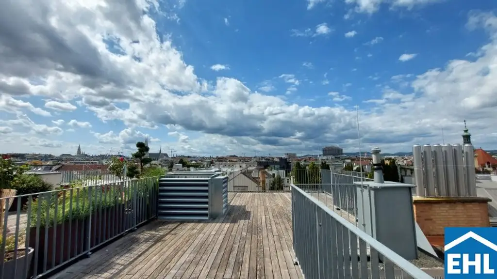 Traumhafte 3-Zimmer-Maisonette im Dachgeschoss mit Dachterrasse im Servitenviertel - U4 Nähe!