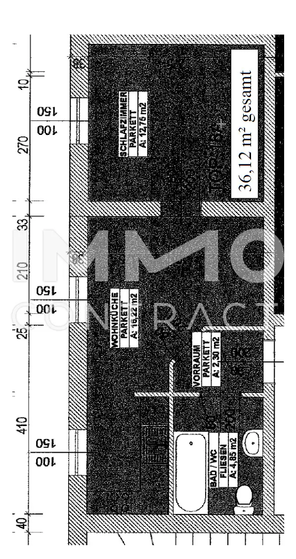Kleine 2-Zimmer Wohnung beim Musiktheater zu vermietetn!  Anzengruberstraße 3 - Top 18A