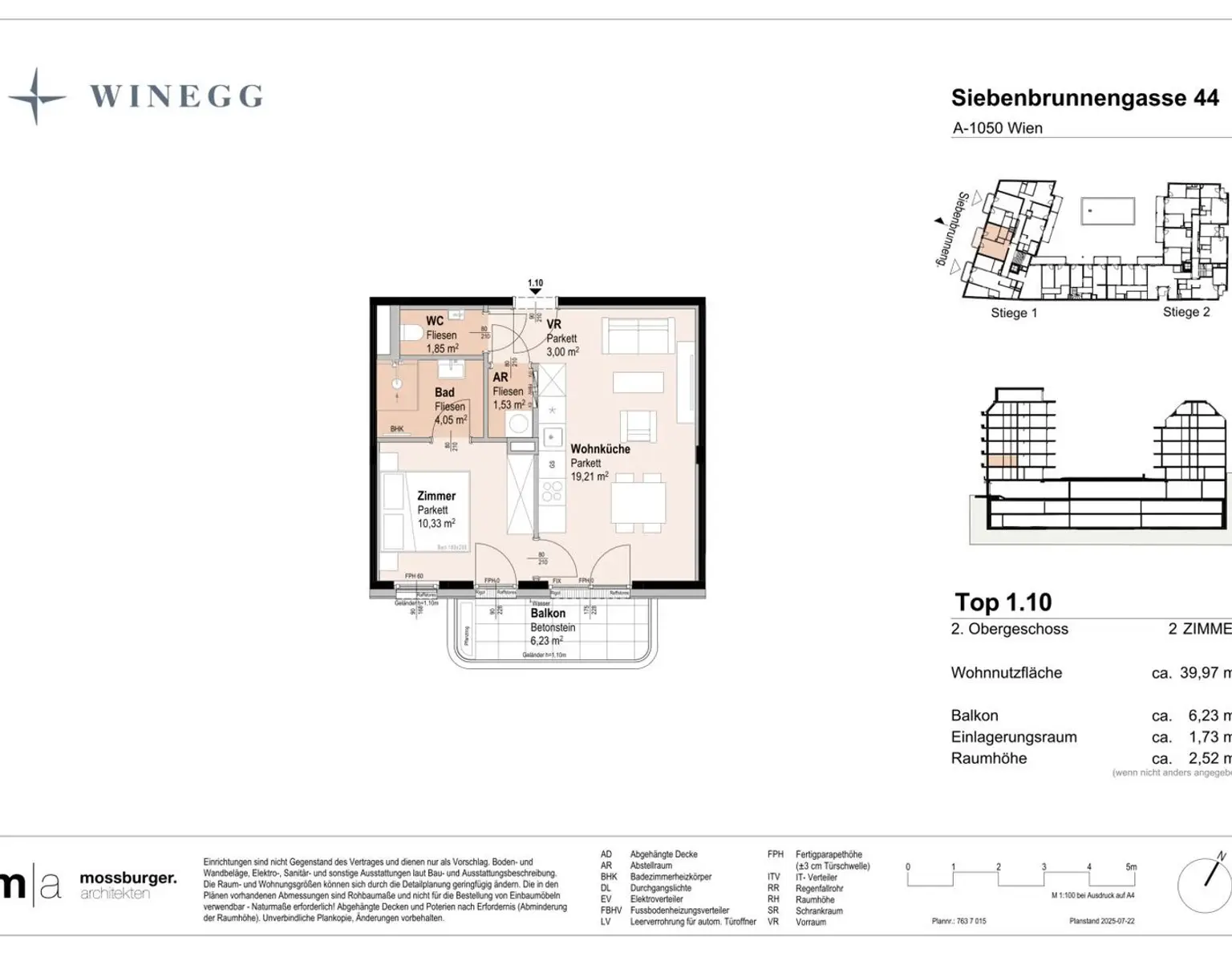 Siebenbrunnengasse 44 - Exklusives Wohngefühl im Herzen von Margareten