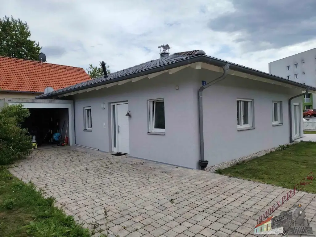 Familientraum – barrierefreier Bungalow mit kleinem Garten wartet auf Sie! 45min nach Wien!