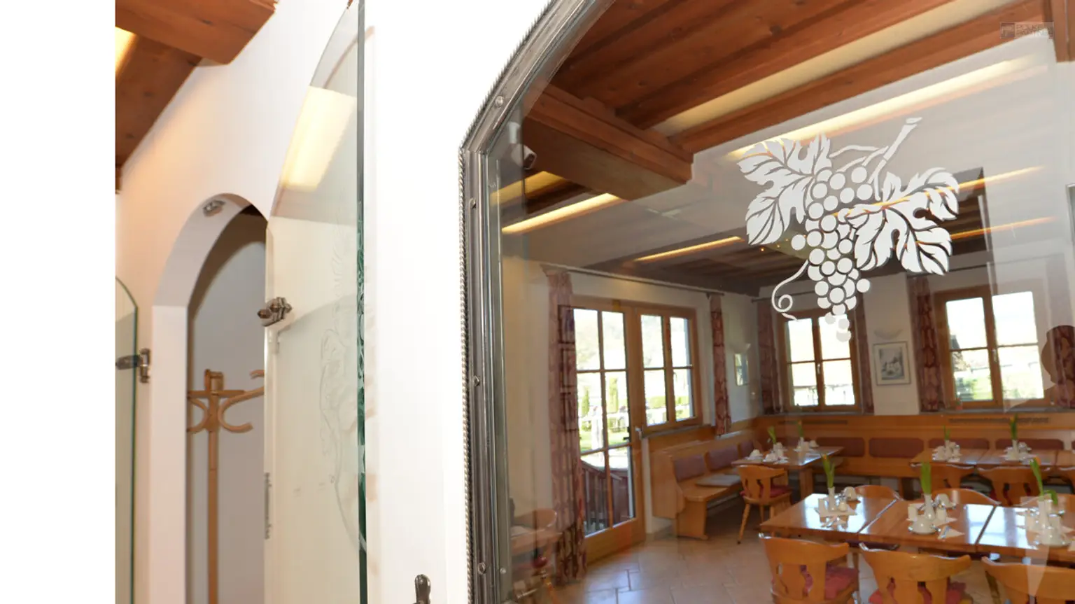 Blick in den Frühstücksraum