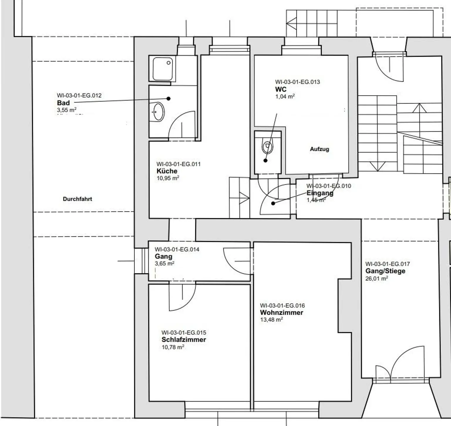 Planskizze Wohnung