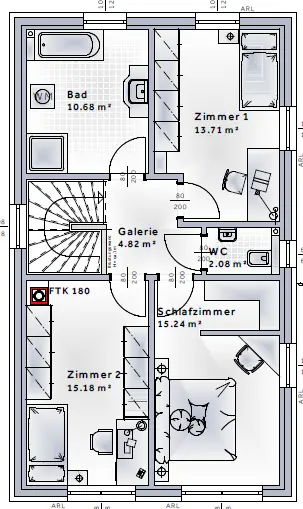 Grundstück A: Einfamilienhaus - Schlüsselfertiges Baukonzept!