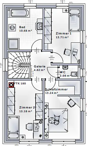 Grundstück A: Einfamilienhaus - Schlüsselfertiges Baukonzept!