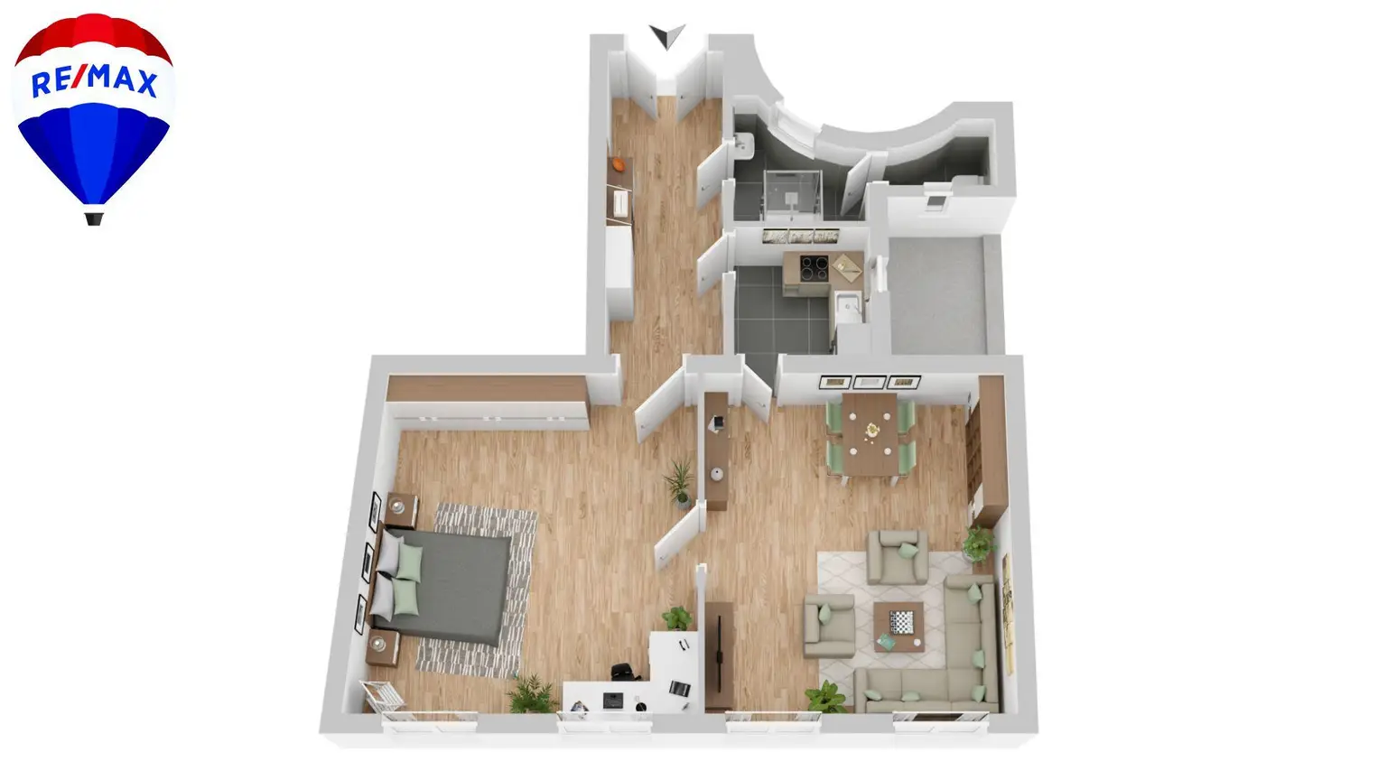 21. Eigentumswohnung 1040 Wien - Grundriss