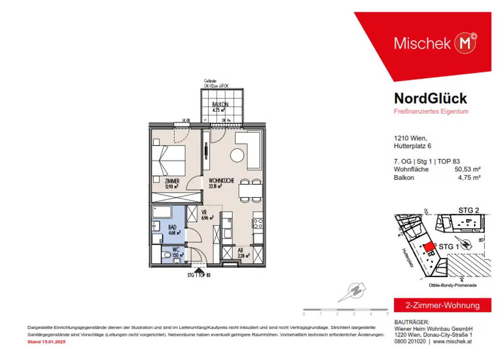Jetzt einziehen! 2-Zimmer-Neubauwohnung – provisionsfrei & sofort verfügbar!