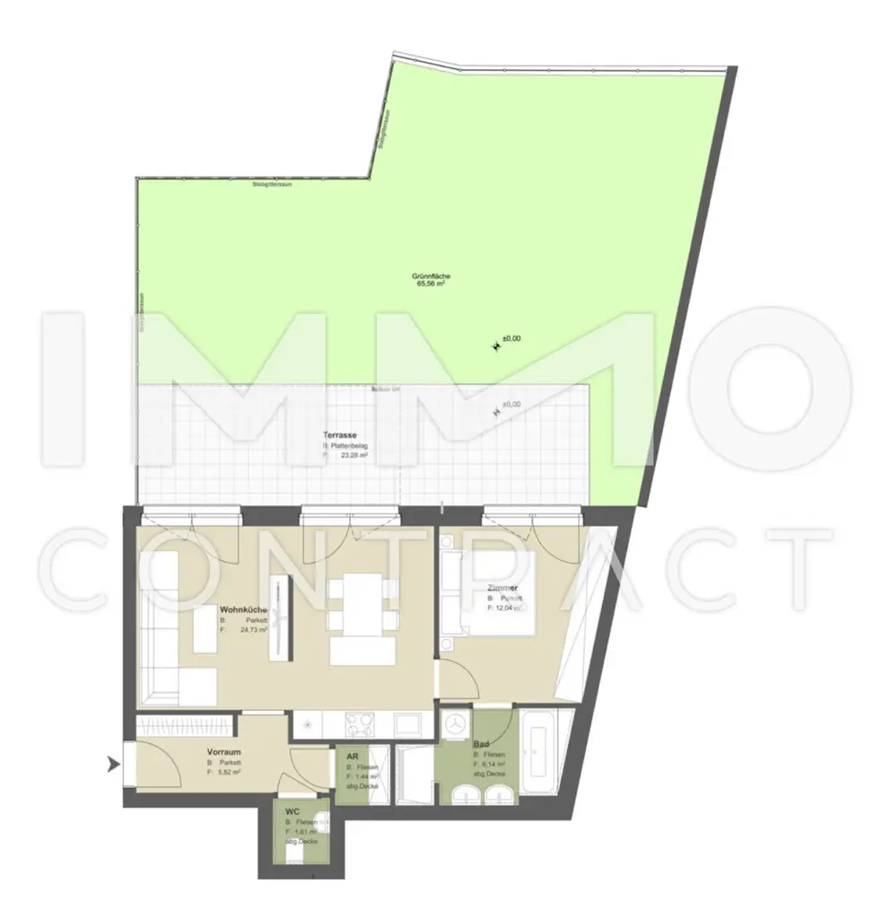 Gartenwohnung Brienne