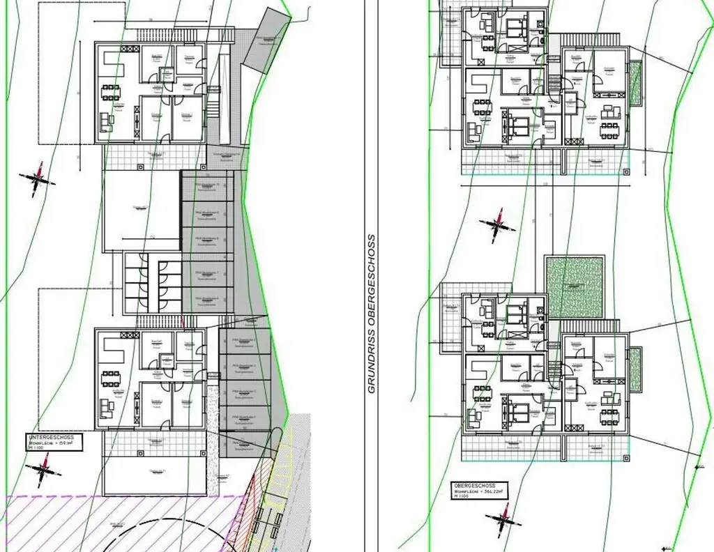 Entwurfskonzept für 8 Wohnungen für Bauträger in Hart bei St. Peter