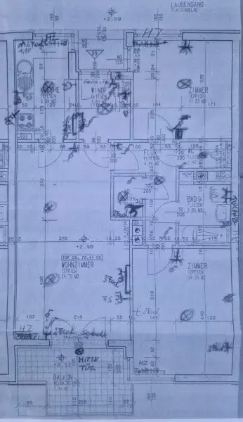 bezaubernde 3-Zimmer Wohnung mit Balkon