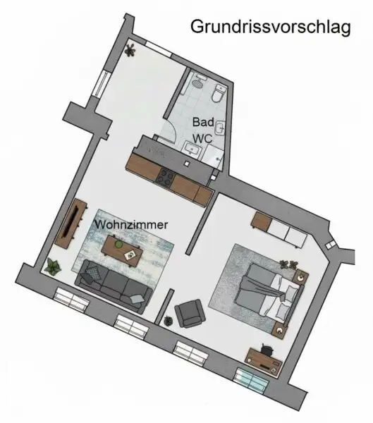 Unsanierte Wohnung in einem wunderschön sanierten Stilaltbau - Gaußplatz/Augarten