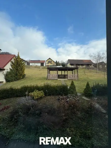 Blick aus dem Esszimmer