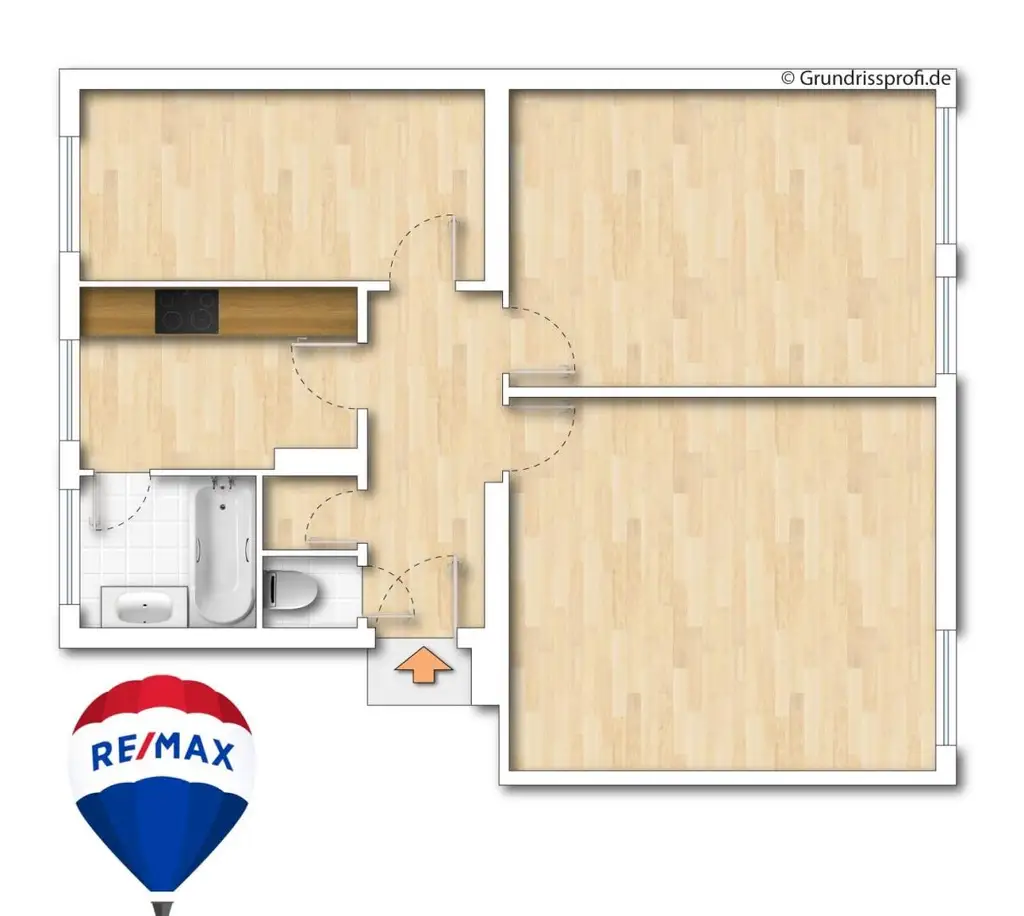 Drei-Zimmer-Wohnung nahe Donauinsel/Jedleseer Aupark
